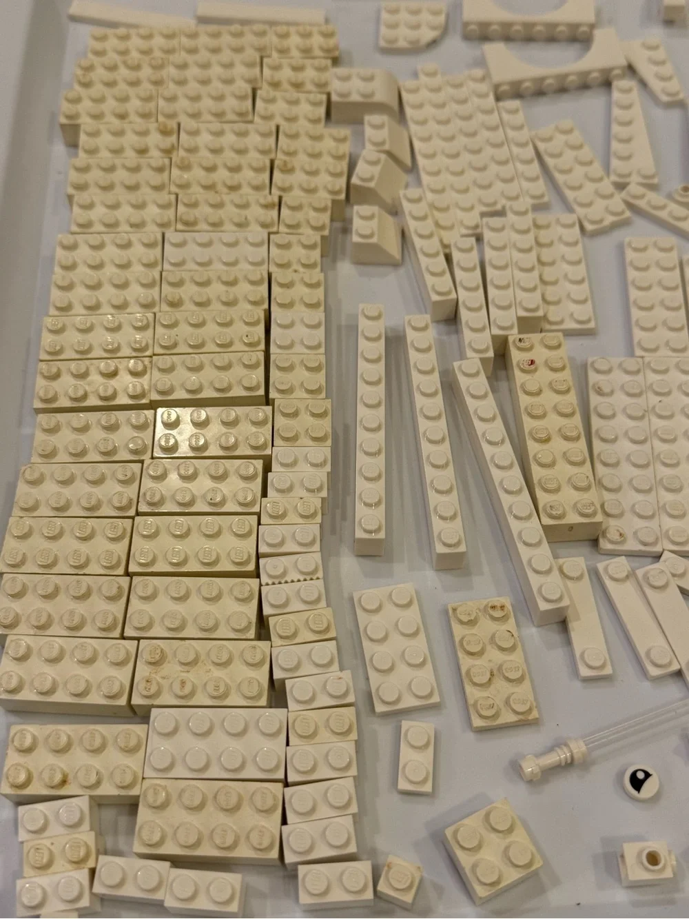 LEGO white Tonka boat pieces parts blocks elements lot